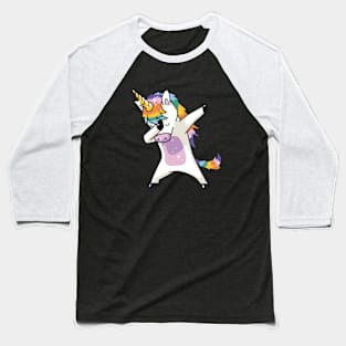 Unicorn Cute Dabbing Character Animals Horse Unicorn Baseball T-Shirt